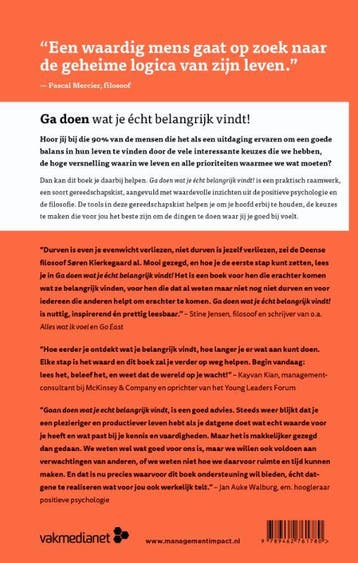 Ga doen wat je écht belangrijk vindt! 9789462761780, Verzenden, Zo goed als nieuw, Judith Grimbergen