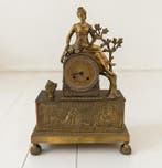 Figurale pendule Charles X - Verguld brons - 1850-1900