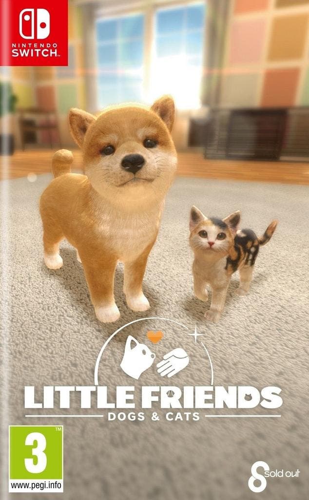 Switch Little Friends Dogs & Cats, Spelcomputers en Games, Spelcomputers | Nintendo Switch, Zo goed als nieuw, Verzenden