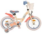 Disney Stitch Kinderfiets - Meisjes - 14 inch - Creme Koraal, Overige merken, Zijwieltjes, Nieuw, Ophalen of Verzenden