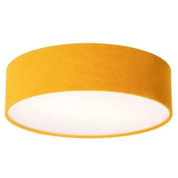 Smart plafondlamp oker 40cm incl. 2 Wifi A60 - Drum, Verzenden, Nieuw