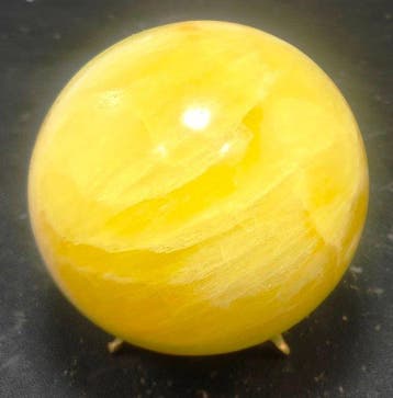 Super Unieke Natuurlijke Calciet Genezende Bol - Hoogte: 95