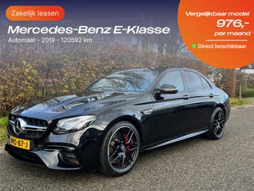Mercedes-Benz E-Klasse | Zakelijk Leasen vanaf 273,- p/mnd, Nieuw, Financial lease, Lease, E-Klasse