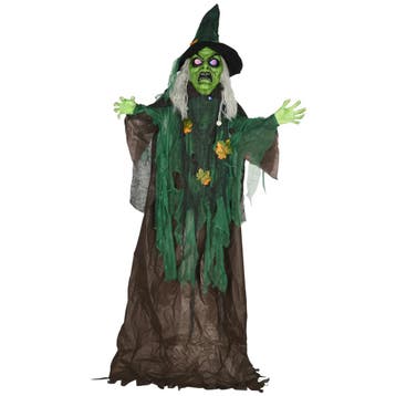 Halloween-Hexe, Halloween-Dekoration, Soundfunktion, Mit Bew, Verzenden, Nieuw