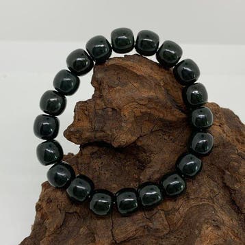 Nefriet Hotan (Hetian) jade armband (9 mm dik)- 33.85 g