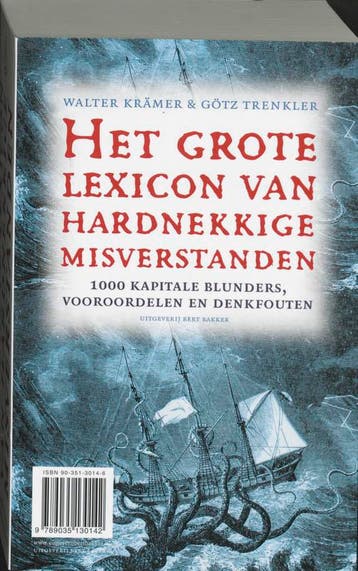 Het grote lexicon van hardnekkige misverstanden W. Kramer, Boeken, Encyclopedieën, Verzenden, Gelezen, W. Kramer
