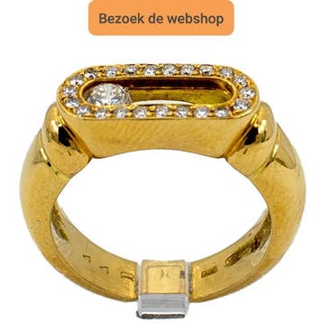 Vintage Gouden Ring | Echt Goud | Duurzaam Uniek, Verzenden, Zo goed als nieuw, Dame of Heer, Goud