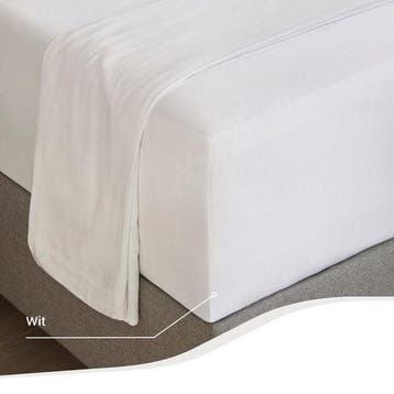 2dekans | Home by TEMPUR - Topper Hoeslaken - 180 x 200 x 9, Ophalen of Verzenden, Zo goed als nieuw, Wit