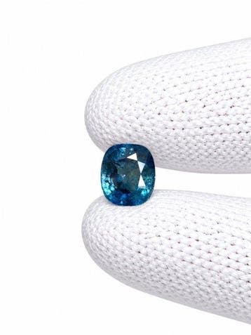 1 pcs Saffier - 9.59 ct - International Gemological, Nieuw