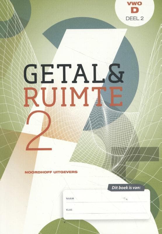 Getal  Ruimte VWO D deel 2 9789001592967, Boeken, Techniek, Zo goed als nieuw, Verzenden