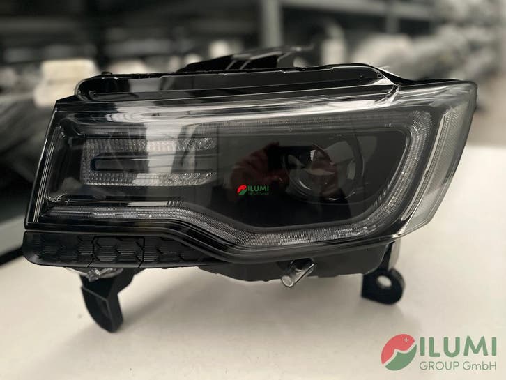 JEEP GRAND CHEROKEE XENON BLACK SCHEINW L KPL 68142493AF, Auto-onderdelen, Verlichting, Gebruikt, Jeep, Verzenden