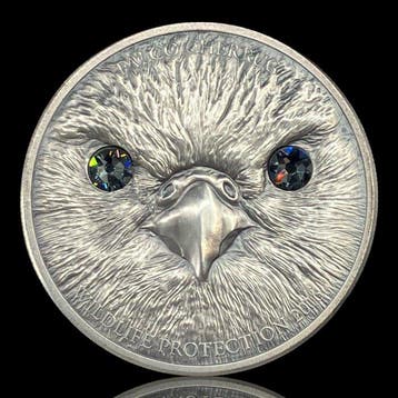 Mongolië. Silver .999 1 OZ.500 500 Tögrög (Saker falcon) -, Postzegels en Munten