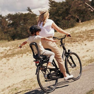 Urban Iki Junior Fietszitje Bincho Black - Let op standaard, Ophalen of Verzenden, Zo goed als nieuw, Urban IKI