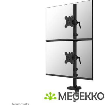 Neomounts DS60-600BL2V Monitorarm voor twee schermen 10-32, Computers en Software, Monitoren, Verzenden, Nieuw, Neomounts