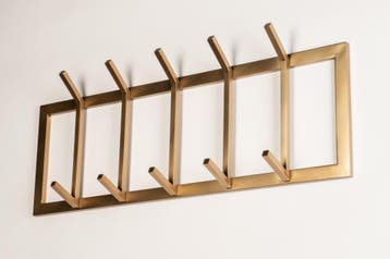 Rietveld Kapstokken - Goud - Metaal, Verzenden, Nieuw