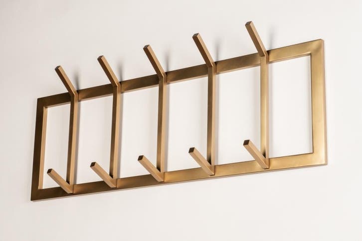 Rietveld Kapstokken - Goud - Metaal, Huis en Inrichting, Woonaccessoires | Kapstokken, Verzenden