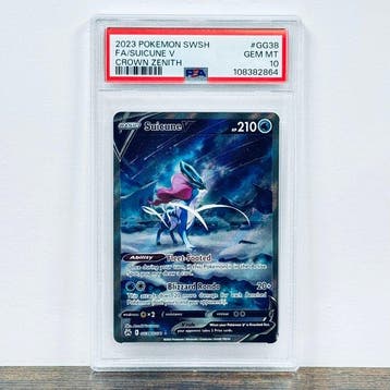 Pokémon Graded card - Suicune V GG38 – Pokémon - PSA 10, Nieuw