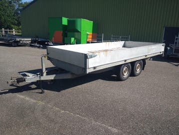 Hapert 4x1.8 2000kg plateauwagen, Auto diversen, Ophalen of Verzenden, Gebruikt