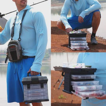 Multifunctionele Visgerei Opbergbox met Lades - Draagbare Or, Verzenden, Nieuw
