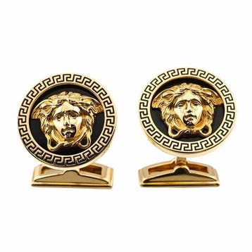 Versace - Manchetknopen - 18 karaat Geel goud