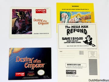 Nintendo Nes – Destiny Of An Emperor + Poster & Reg. Card -, Verzenden, Gebruikt