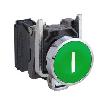 Schneider Electric XB4BA3311 Groene Drukknop Schakelaar -, Verzenden, Nieuw, Overige typen