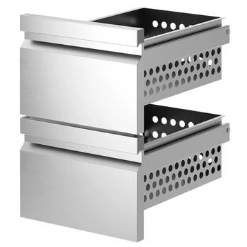 Ladenblok | PLATINUM LINE | RVS | 2 Laden | 1/1 GN Diamond, Verzenden, Nieuw in verpakking