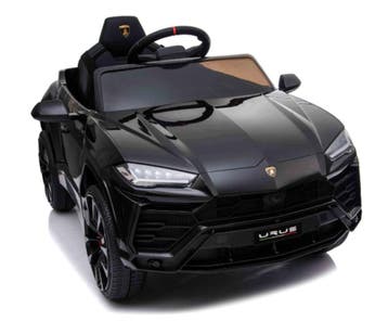 Kinderauto LAMBORGHINI URUS zwart, leder, 2.4ghz RC, Nieuw!!, Ophalen of Verzenden, Nieuw