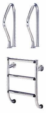 IDEAL 2-delige RVS zwembadtrap 2 treden - AISI 316, Verzenden, Nieuw