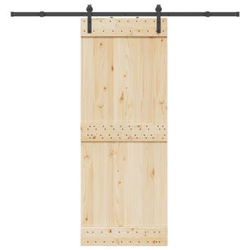 vidaXL Doos met onderdelen voor schuifdeur 213,5 cm staal, Verzenden, Nieuw