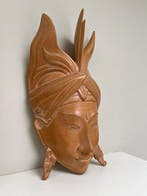 Handgesneden Masker - Hout - Indonesië - 20e eeuw