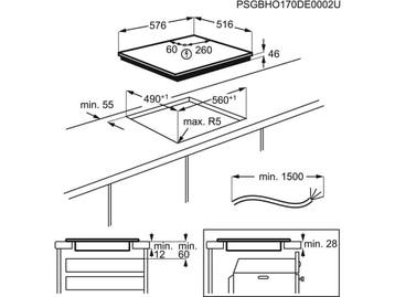 AEG IAE64411XB - Inductie kookplaat - Kooksensor Hob2Hood -, Witgoed en Apparatuur, Verzenden, Nieuw