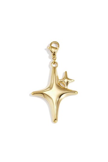 Goudlief Roestvrijstalen sieradenbedels ster casual kerst..., Sieraden, Tassen en Uiterlijk, Bedels, Verzenden, Nieuw, Overige materialen