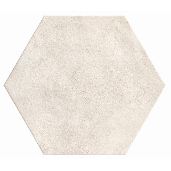 Hexagon Vloertegel Realonda Atelier 56 x 48,5 cm White, Doe-het-zelf en Verbouw, Tegels, 40 tot 60 cm, Vloertegels, Nieuw, Overige materialen