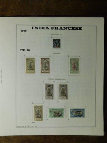 India oude staten 1878/1950 - Indië koloniën en prinsdommen, Gestempeld