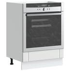 vidaXL Ovenkast Lucca bewerkt hout wit, Verzenden, Nieuw, Wit