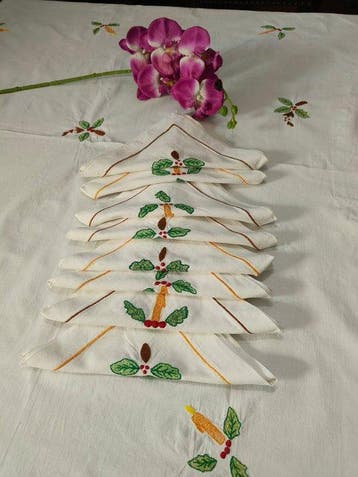 sem reserva - Toalha de natal - Tafelkleed (9) - 170 cm -