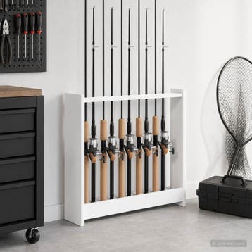 vidaXL Biljartkeu standaard Bewerkt hout 60 x 20 x 57 cm Wit, Verzenden, Nieuw