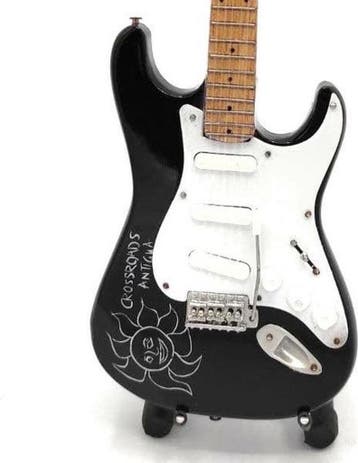 Miniatuur replica Fender Stratocaster Antigua gitaar Clapton, Ophalen of Verzenden, Nieuw, Pop, Beeldje of Miniatuur