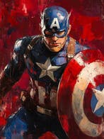 Canvas Fit - Alberto Ricardo - “Capitán América: Honor en, Nieuw in verpakking