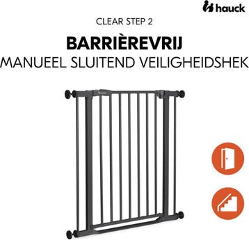 Hauck Clear Step 2 veiligheidshekje - Traphekje - Zwart -, Ophalen of Verzenden, Zo goed als nieuw