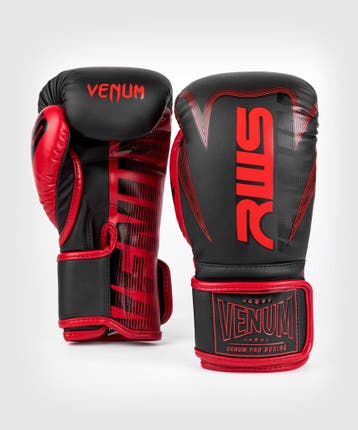 RWS x Venum Muay Thai Bokshandschoenen Zwart Rood, Ophalen of Verzenden, Nieuw