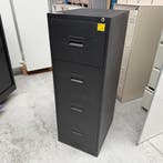 Zwarte metalen dossierkast - 132x47x62 cm, Huis en Inrichting, Kasten | Ladekasten, Ophalen of Verzenden, Nieuw