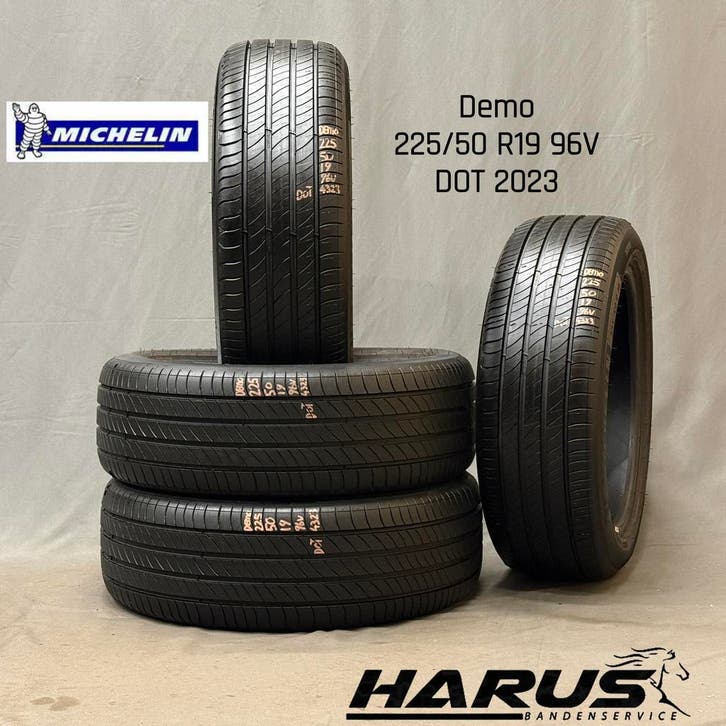 225/50/19 96V Michelin zomerbanden demo 4X, Auto-onderdelen, Banden en Velgen, 19 inch, Erkend duurzaam, Zomerbanden, 225 mm, Personenwagen