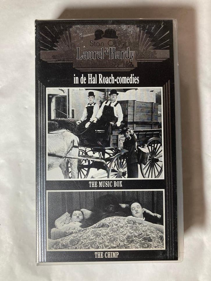LAUREL & HARDY IN DE HAL ROACH-COMEDIES THE MUSIC BOX THE, Cd's en Dvd's, VHS | Film, Gebruikt, Verzenden