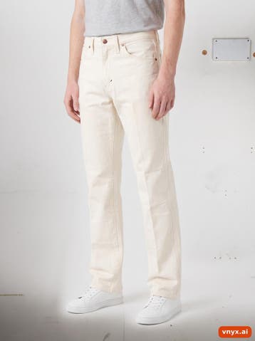 Wrangler Jeans Heren maat W28 / L36 Off White Vintage, Ophalen of Verzenden, Nieuw
