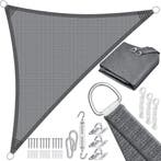 Schaduwdoek - Zonnezeil - Driehoek - 2,5x2,5x3,5 m - Grijs -, Verzenden, Zo goed als nieuw