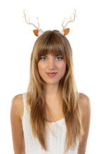 Haarband Rendier Lampjes Bruin Diadeem Ree Eland Lichtjes Ru, Ophalen of Verzenden, Nieuw, Accessoires