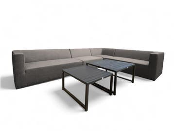 Burano Elements Tuinset All-Weather Antraciet 5-delig, Ophalen of Verzenden, Nieuw