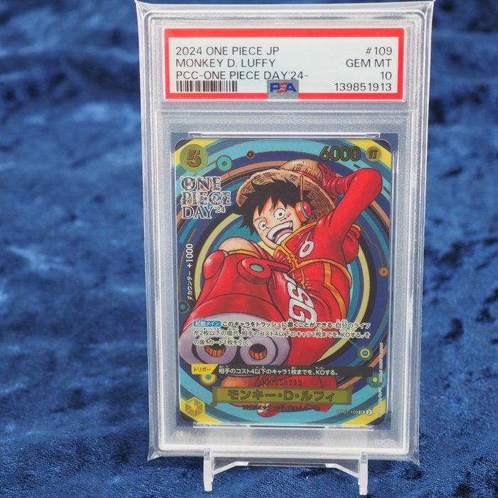 Bandai - 1 Graded card - One Piece - Monkey D. Luffy, Hobby en Vrije tijd, Verzamelkaartspellen | Overige